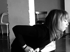 Evangelia Batoglou practicing butoh