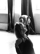 Evangelia Batoglou practicing butoh