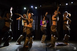 Evangelia Batoglou performing NEMESIS