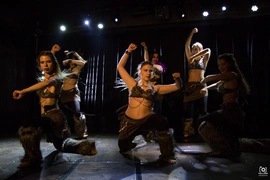 Evangelia Batoglou performing NEMESIS