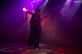 Evangelia Batoglou performing Death Is the Ultimate Woman