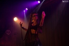 Evangelia Batoglou performing Death Is the Ultimate Woman