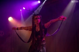 Evangelia Batoglou performing Death Is the Ultimate Woman